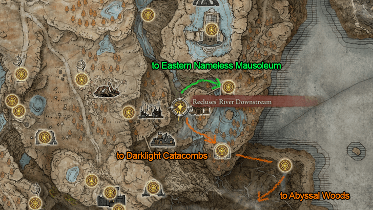 Elden Ring - Eastern Nameless Abyss Woods Path.png