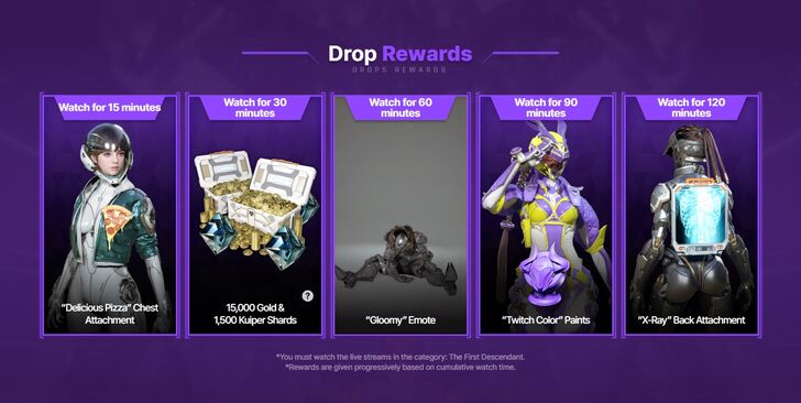 The First Descendant Twitch Drops English