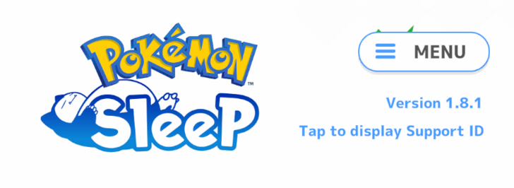 Pokemon Sleep - Version 1.8.1