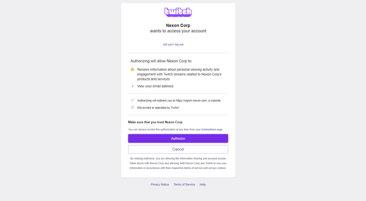 The First Descendant Twitch Account