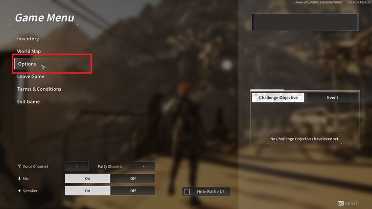 The First Descendant Pause Menu