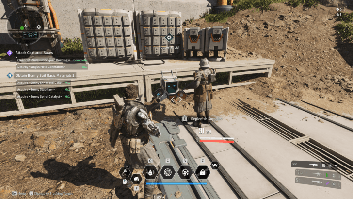 The First Descendant - Replenish Supplies with a Support Droid