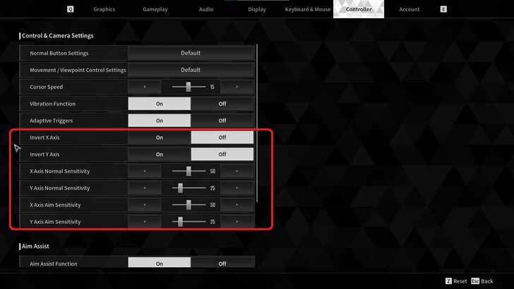 The First Descendant Controller Settings