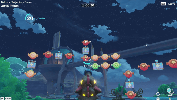 Genshin - Spino Doubleblaster - Ballistic Trajectory Forum Stage 6