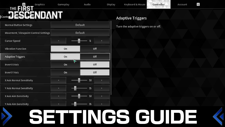 Settings Guide: Controller and Graphics Settings | The First 