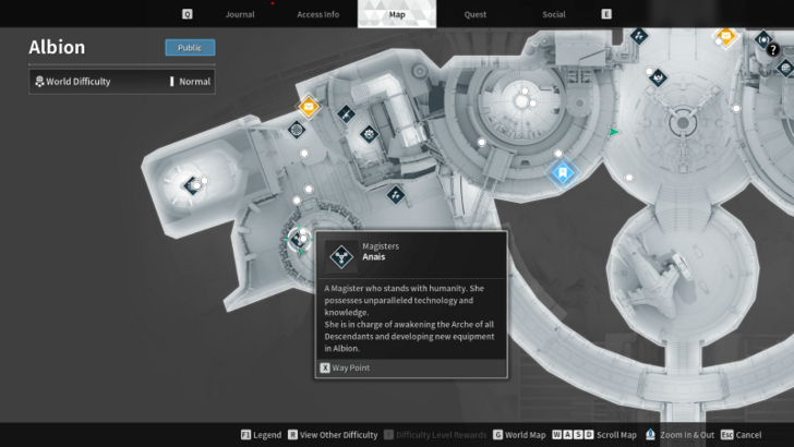 The First Descendant - Anais Location (Albion)