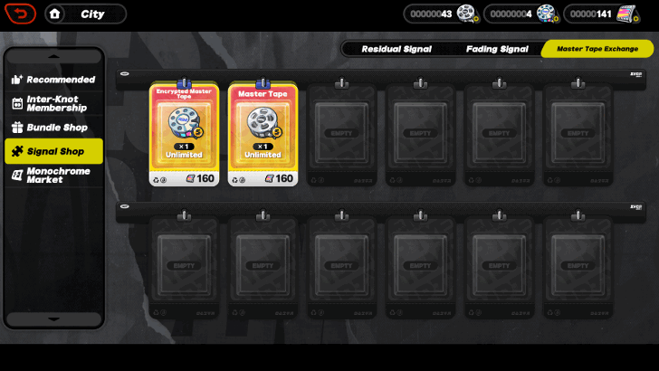 Master Tape Exchange