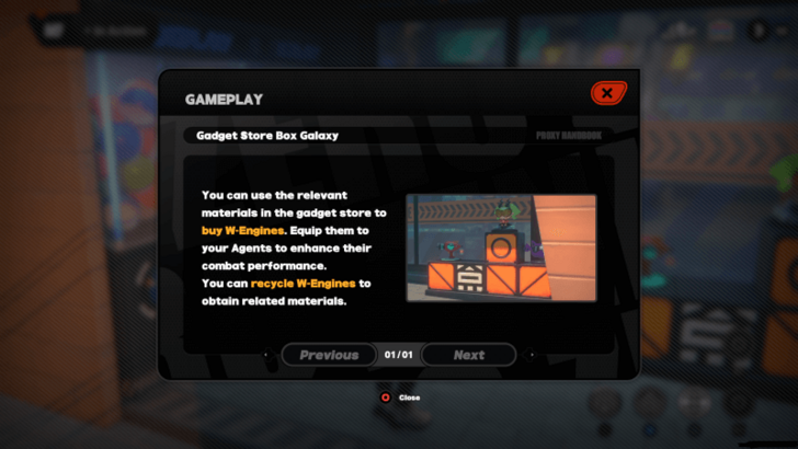 Gadget Store Box Galaxy