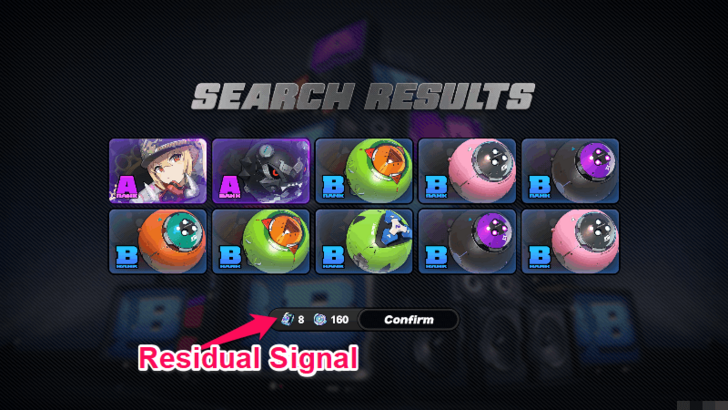 ZZZ - Residual Signal from Signal Search