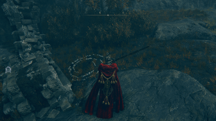 Elden Ring - Temple Town Ruins Spiritspring Rocks World View