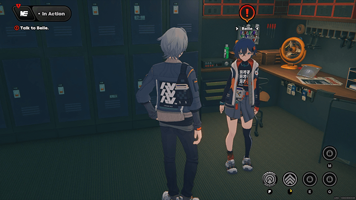 Zenless Zone Zero - Talk to Belle or Wise in Video Store