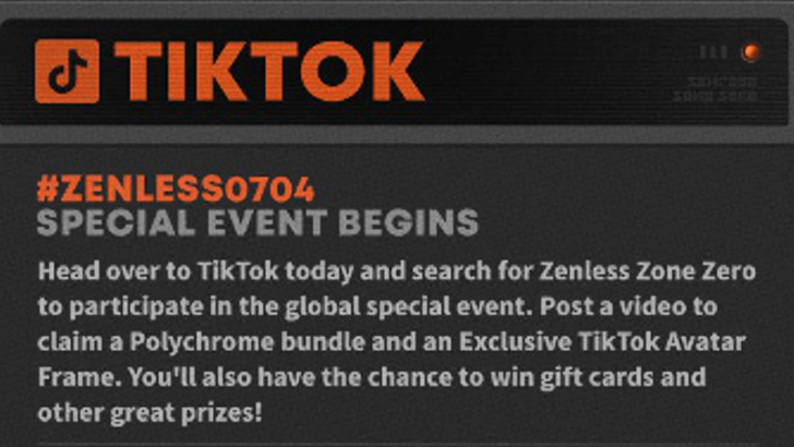 ZZZ - Post a Video on Tiktok to Participate