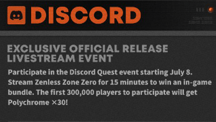 ZZZ - Stream for 15 Minutes on Discord