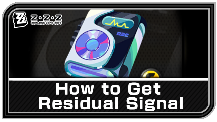 How to Get Residual Signal