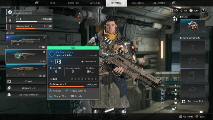The First Descendant - Opening Inventory
