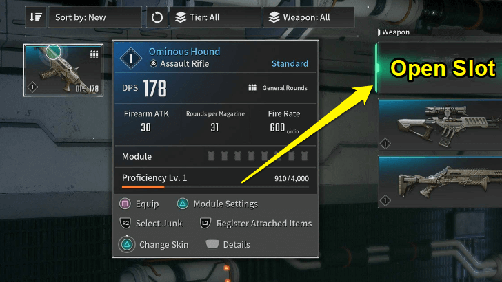 The First Descendant - Move to an Open Slot