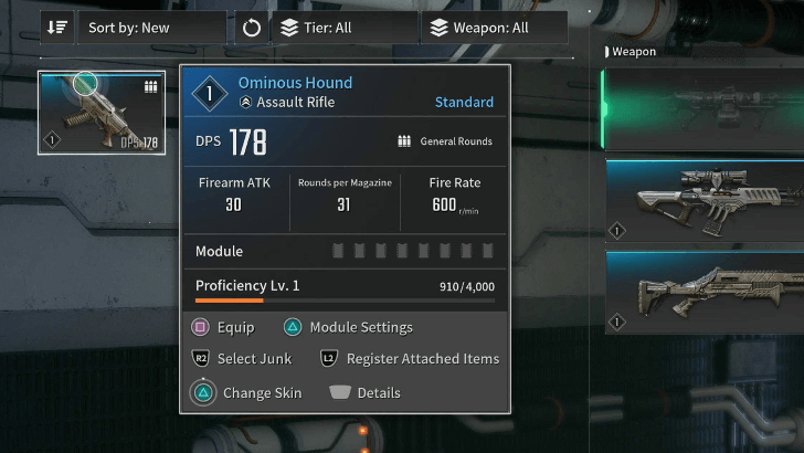 The First Descendant - Change Weapon Options