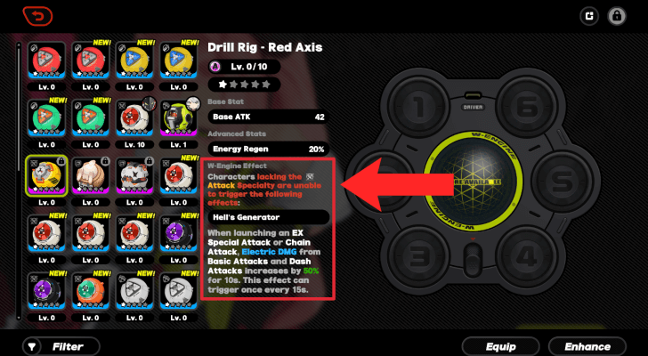 Equipping the Wrong W-Engine