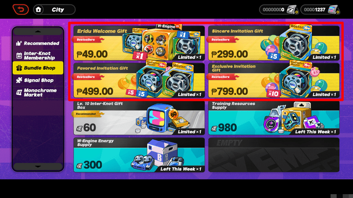 Purchase Shop Bundles