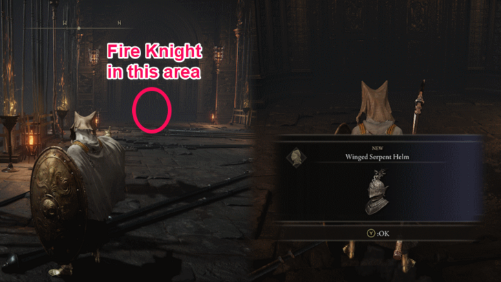 Elden Ring - Winged Serpent Helm Specimen Storehouse World Location