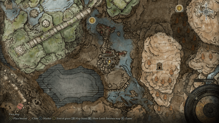 Elden Ring - Temple Town Ruins Scadutree Fragment Map Location