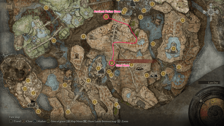 Elden Ring - How to Get to Ancient Ruins Base
