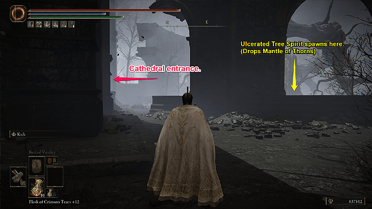 Elden Ring - B2 - Outside the Sunken Chapel, Near a Tree