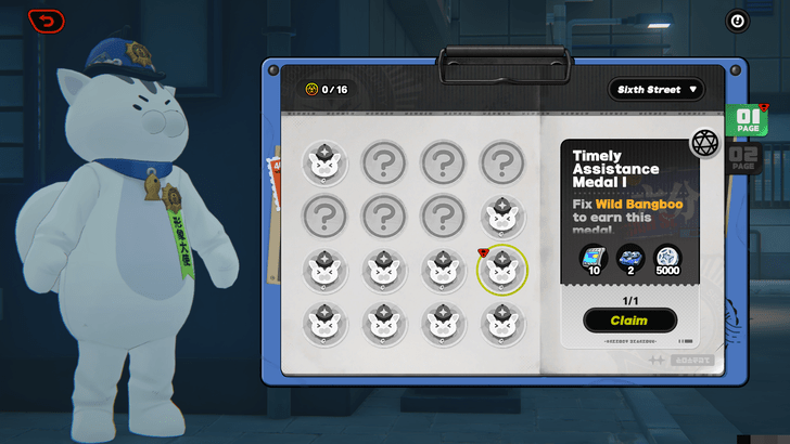 Complete Tasks From Officer Mewmew