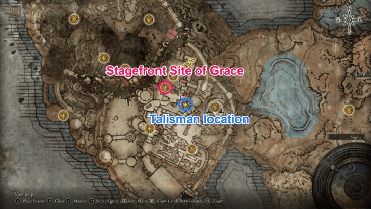 Elden Ring - Dried Bouquet Map View