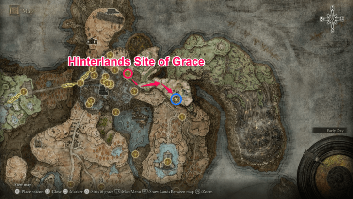Elden Ring - Golden Braid Map View