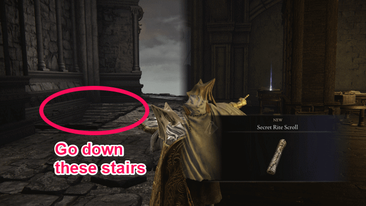 Elden Ring - Secret Rite Scroll World Location