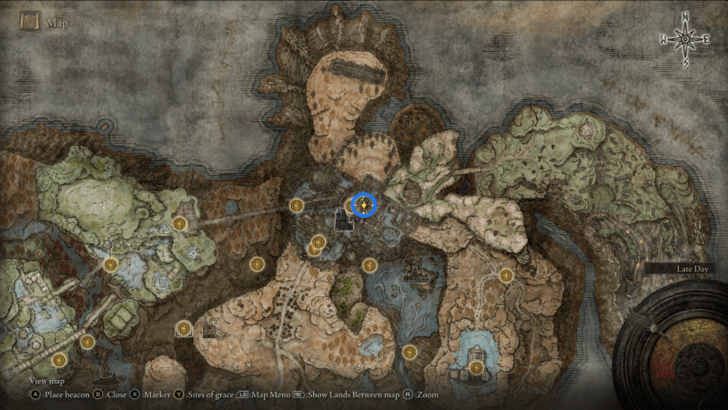 Elden Ring - Boltdrake Talisman +3 Map View