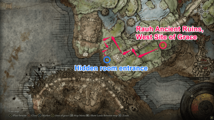 Elden Ring - Talisman of All the Crucibles Map Location