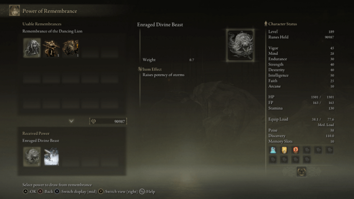 Elden Ring - Enraged Divine Beast World View