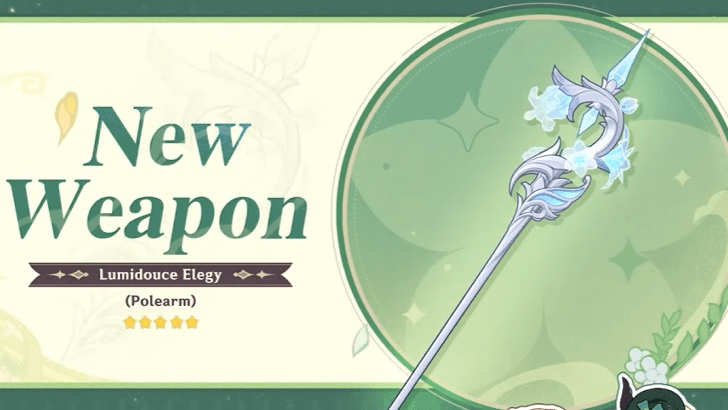Genshin Impact Version 4.8 Lumidouce Elegy Polearm