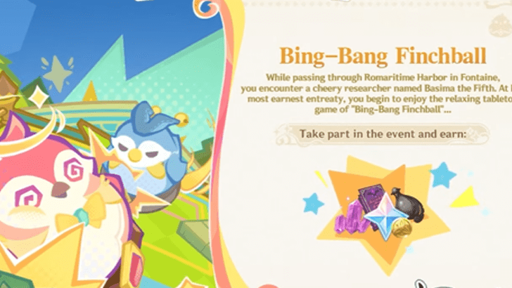 Genshin Impact - 4.8 New Event - Bing-Bang Finchball