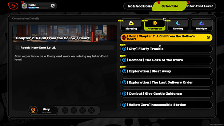 Reach Inter-Knot Level 26