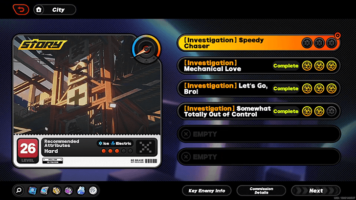 Investigation Speedy Chaser