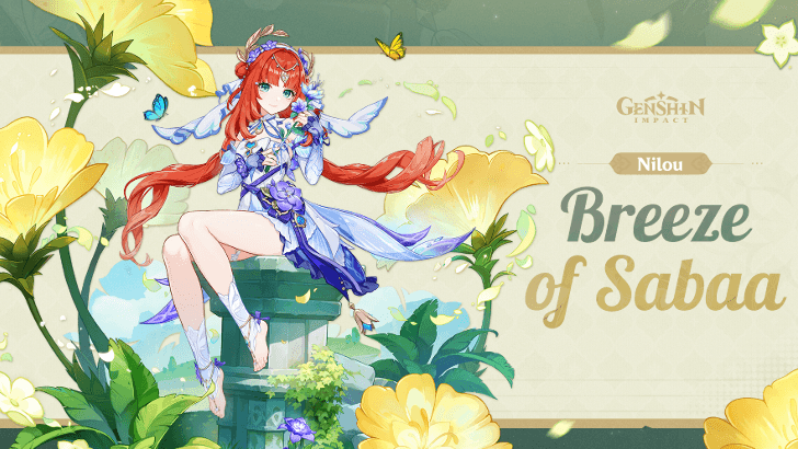 Genshin Impact - Breeze of Sabaa Nilou Outfit Preview