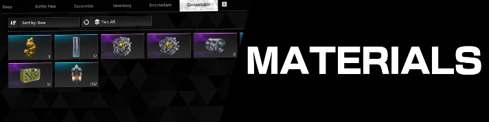 The First Descendant - Materials