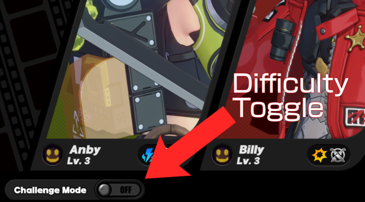 Casual and Challenge Mode Toggle