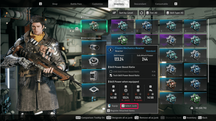 The First Descendant - Select as Junk.png