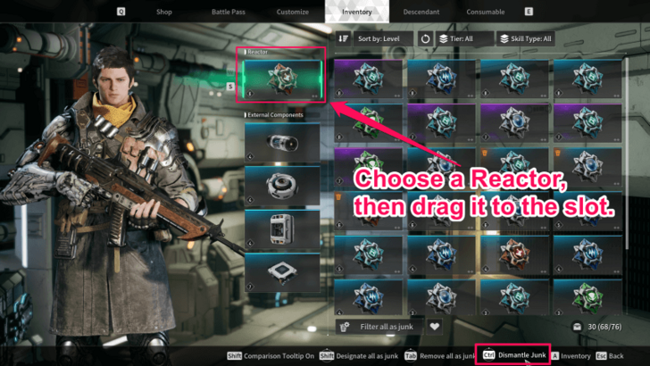 The First Descendant - Equipping Reactors.png