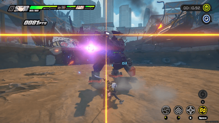 Dodge or Parry Orange Blinks