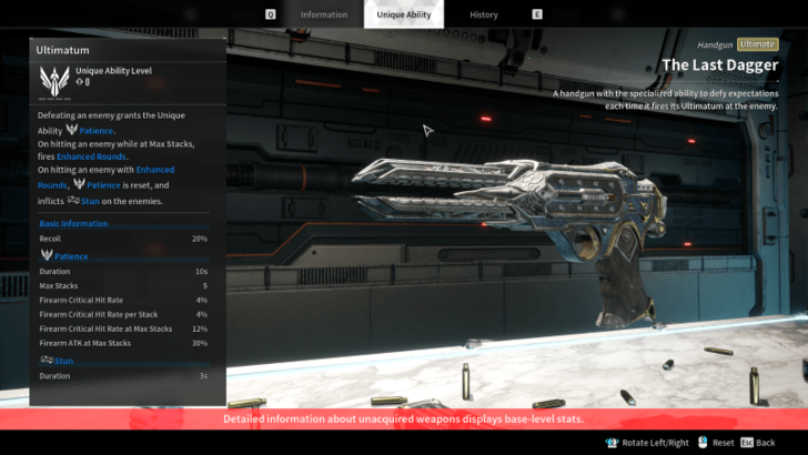 First Descendant - Unique Weapon Unique Ability