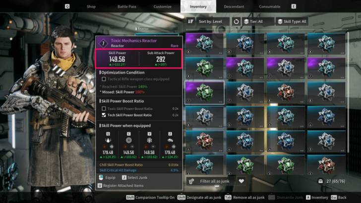 The First Descendant - Reactor Tier and Level (1).png