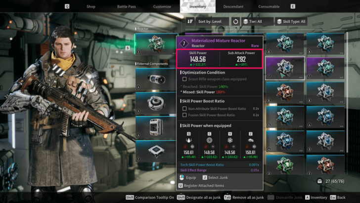 The First Descendant - Reactor Tier and Level (3).png