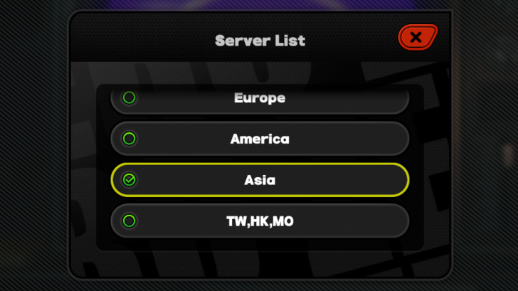 List of Servers