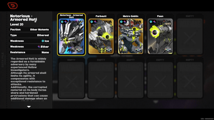 Bring Ice or Ether Characters