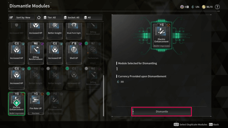 The First Descendant - Dismantle Module